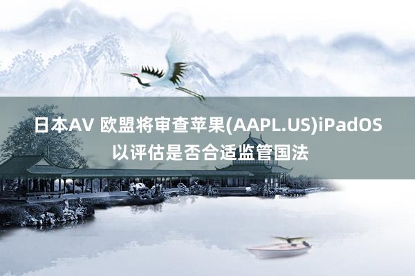 日本AV 欧盟将审查苹果(AAPL.US)iPadOS 以评估是否合适监管国法