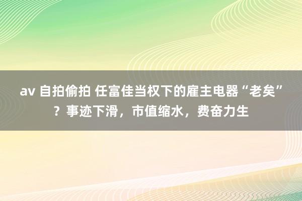 av 自拍偷拍 任富佳当权下的雇主电器“老矣”？事迹下滑，市值缩水，费奋力生