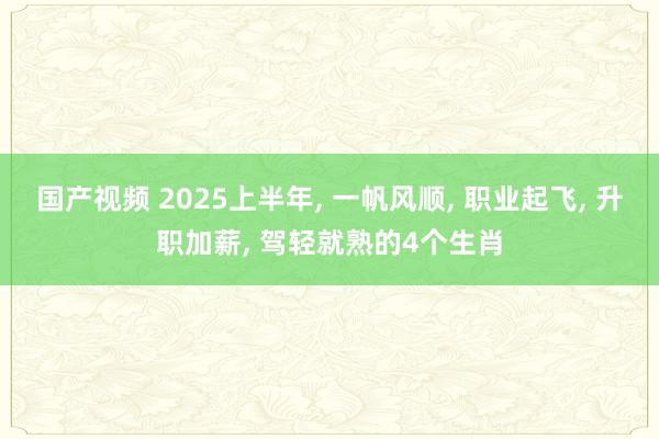 国产视频 2025上半年， 一帆风顺， 职业起飞， 升职加薪， 驾轻就熟的4个生肖